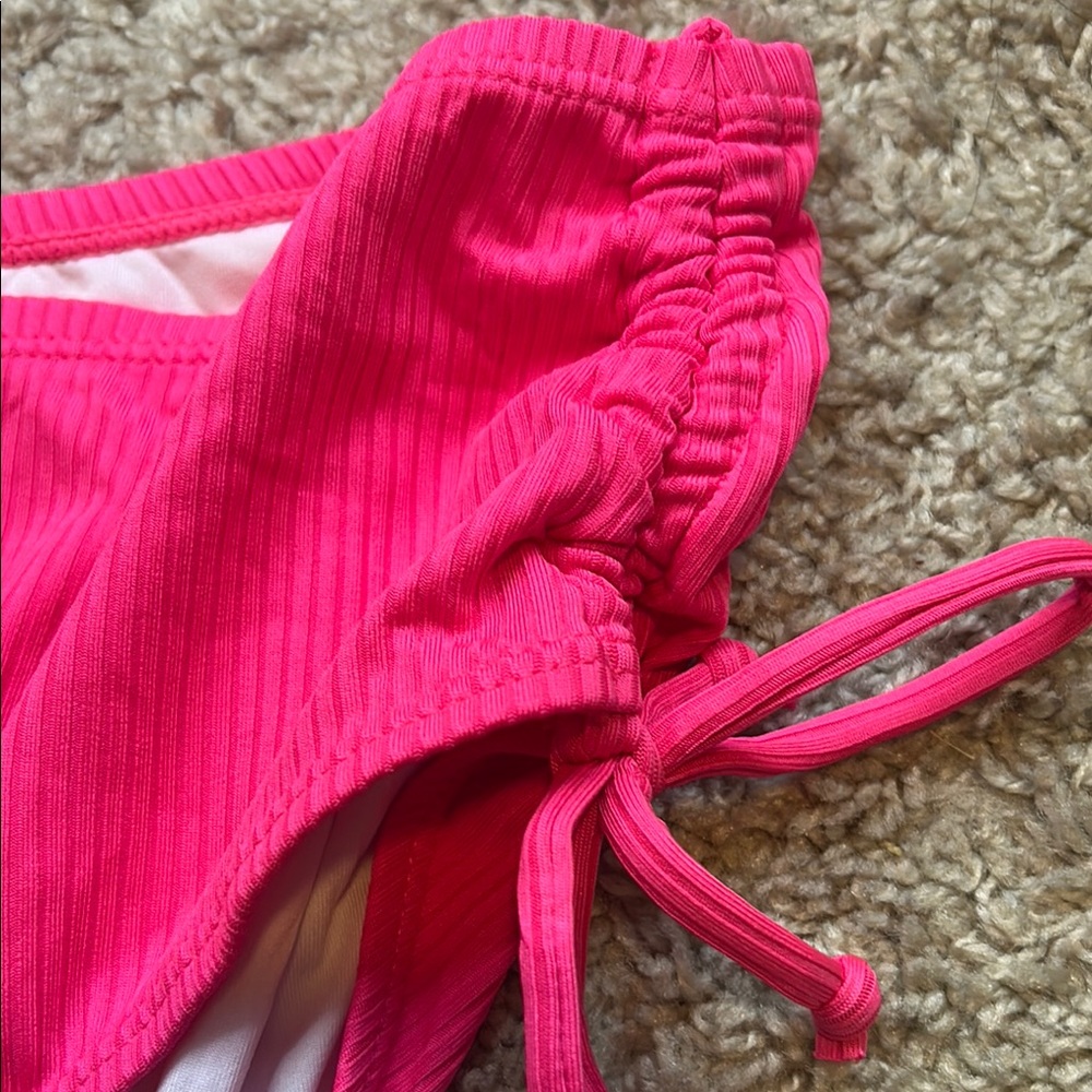 Pink Bikini with Adjustable Side Ties NWOT - Picture 6 of 7